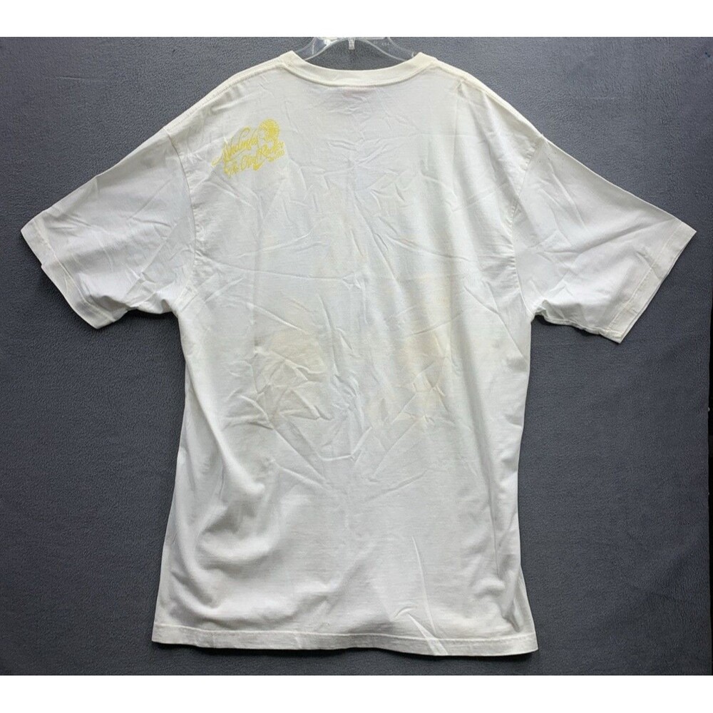 Akademiks Indian Graphic Tee T-Shirt Men's Jeanius Level White Crew Neck XXXL - Picture 4 of 15